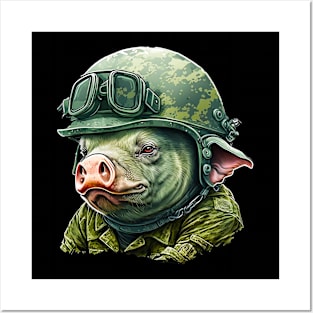 Army Hog Posters and Art